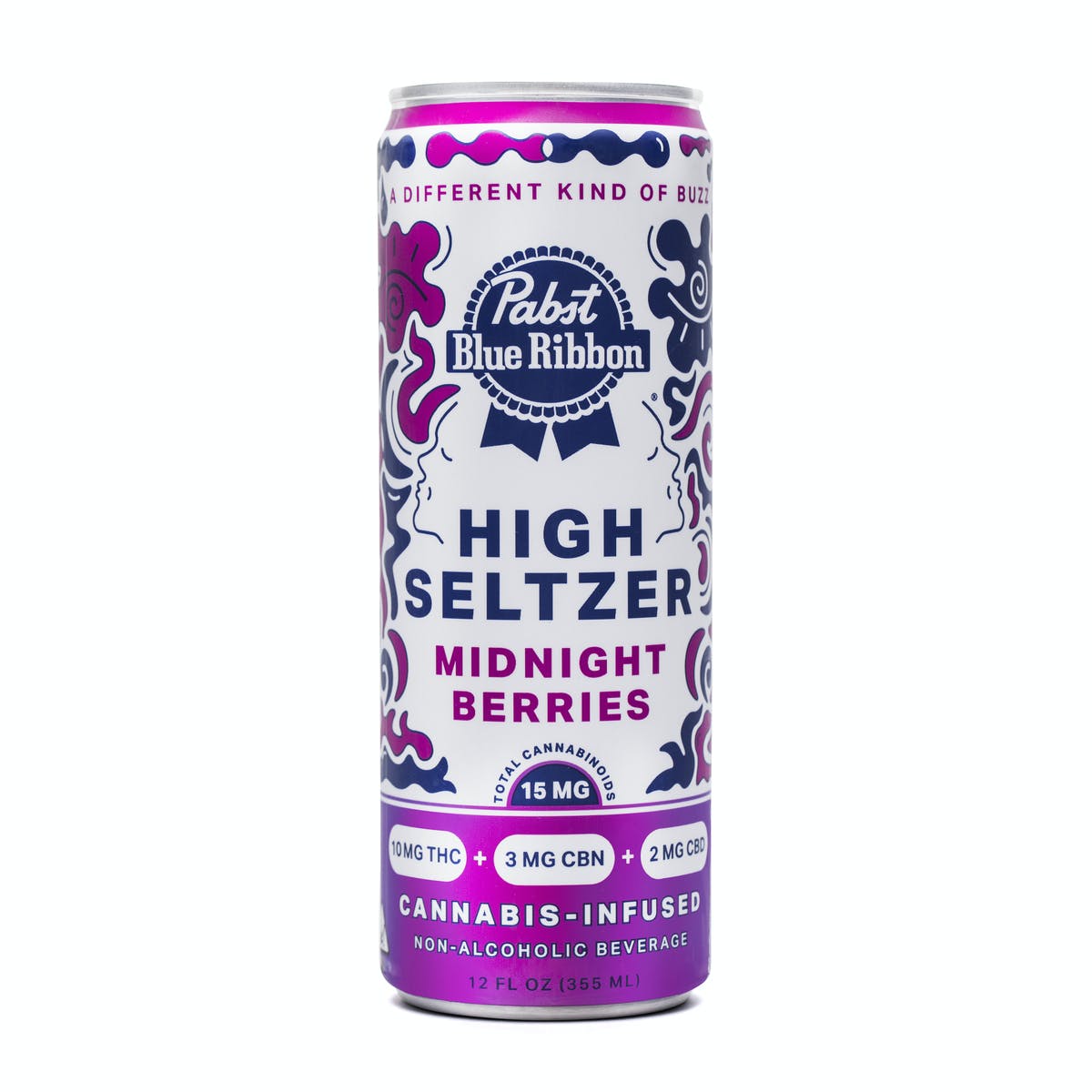 Photograph of product: Midnight Berries High Seltzer - 15mg