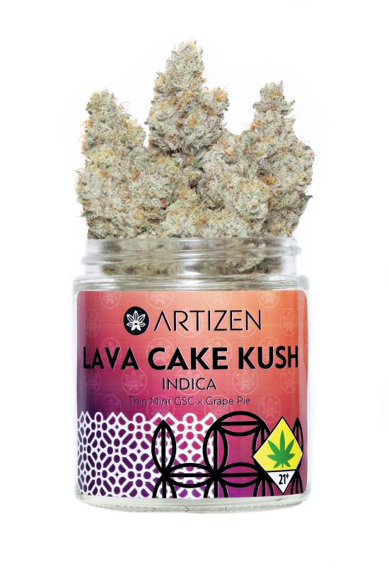 Photograph of product: Artizen Lava Cake Kush (Oui'd/HYBRID) 3.5g