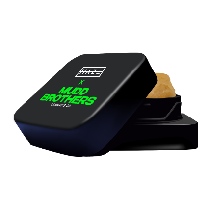 Photograph of product: Haze X Mudd Brothers | Zero Gravity | Live Rosin Badder | .5g