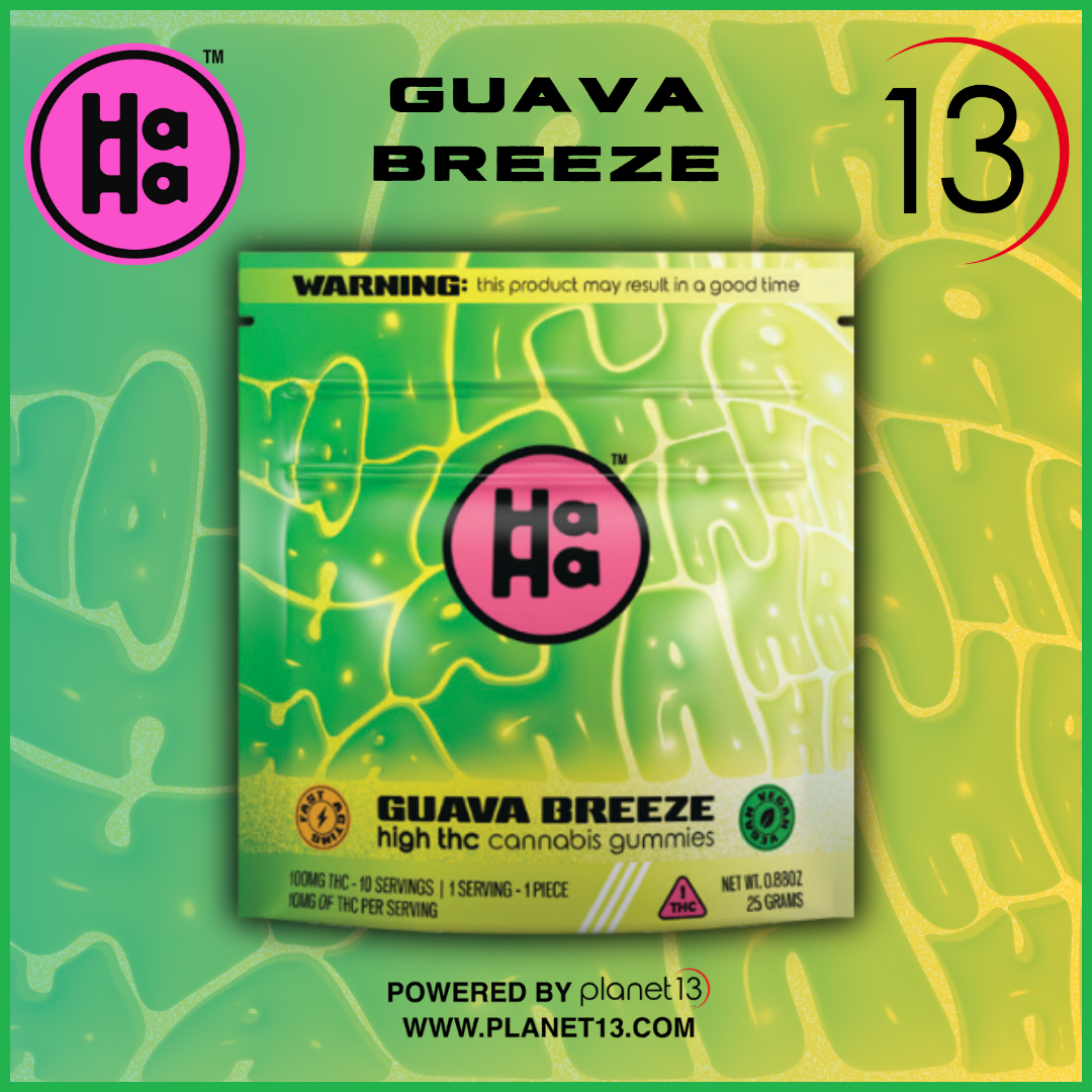 Photograph of product: Haha Guava Breeze Gummies