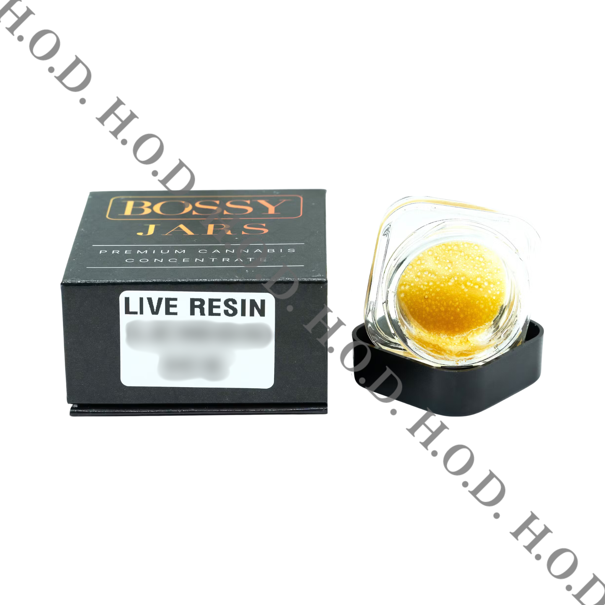 Photograph of product: Bossy Critical Kush Live Resin 3.5g