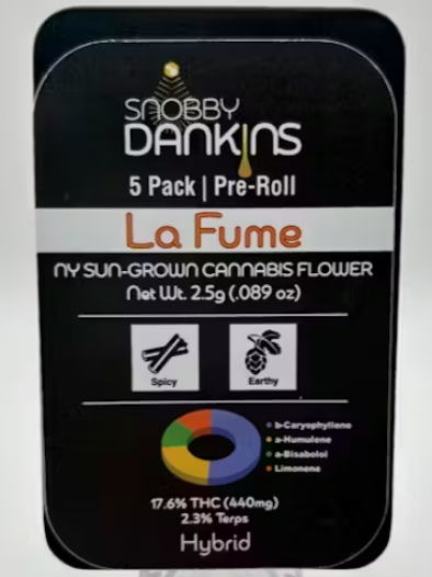Photograph of product: Snobby Dankins | La Fume | Pre-Rolls (5 pack)