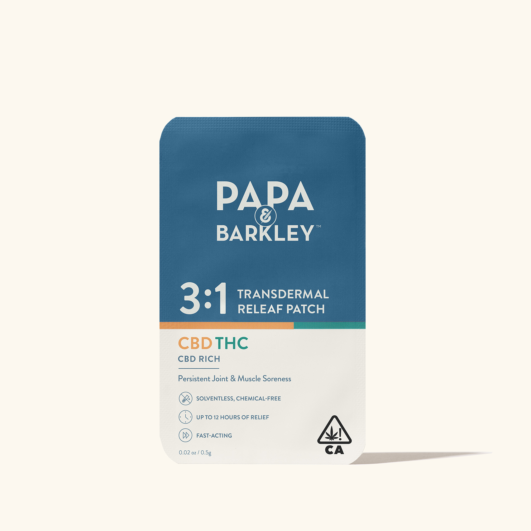 Photograph of product: Papa & Barkley Releaf Transdermal Patch 3CBD:1TH-oui