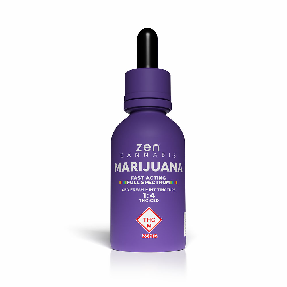 Photograph of product: 25mg Tincture | 1:4 TH-oui:CBD