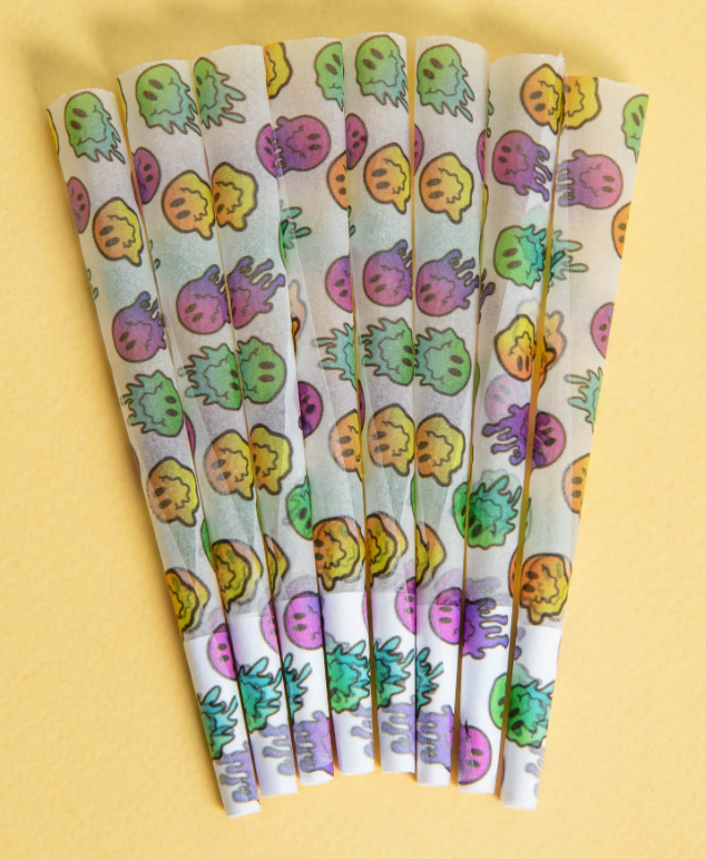 Photograph of product: Drippy Smiley Cones 8pk