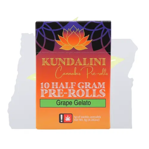 Photograph of product: Kundalini-.5G 10Pk-(B)Frosted Cakez