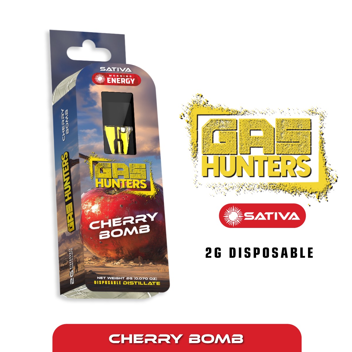 Photograph of product: Cherry Bomb | 2G Disposable Vape