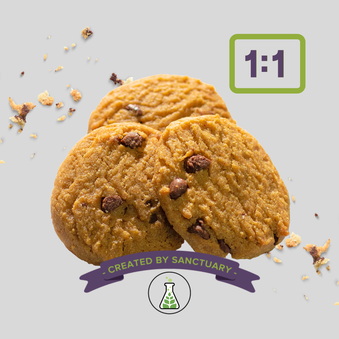 Photograph of product: 1:1 Chocolate Chip Cookies 100mg 10 pk