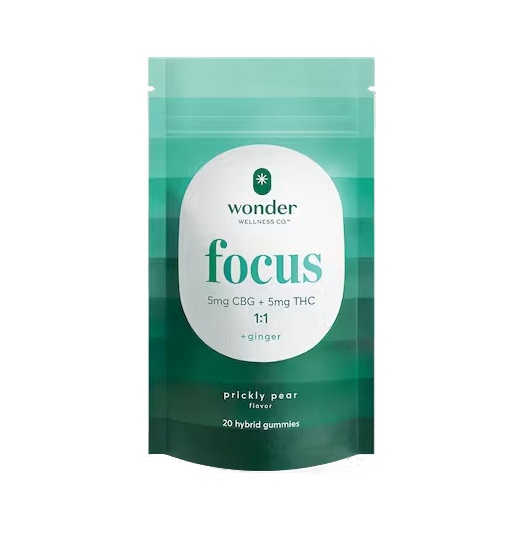 Photograph of product: Focus Prickly Pear 1:1 CBG Gummies 100mg 20pk
