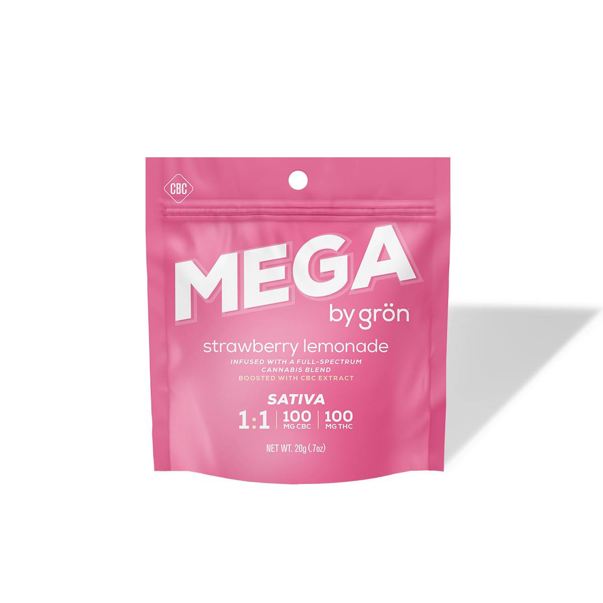 Photograph of Product: Strawberry Lemonade - 1:1 Mega Pearl - 100mg