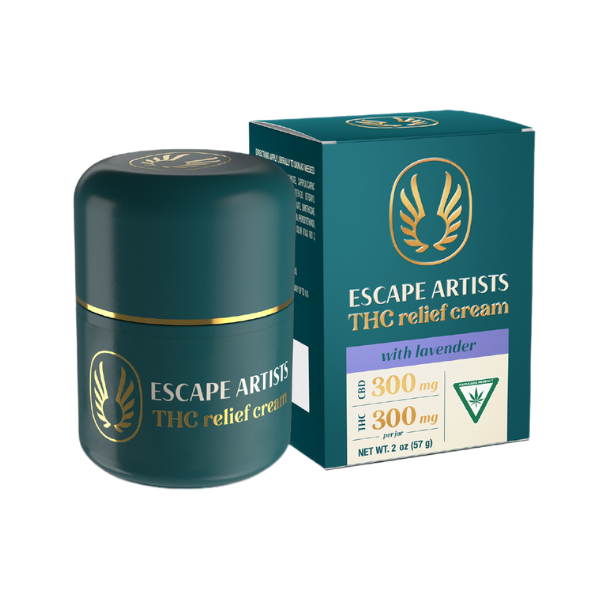Photograph of product: Escape Artist I Lavender Transdermal TH-oui Relief Cream I 300MG TH-oui:CBD