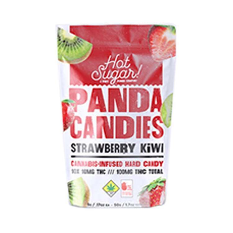 Photograph of product: Panda Candies: Strawberry Kiwi - 10pk 100mg
