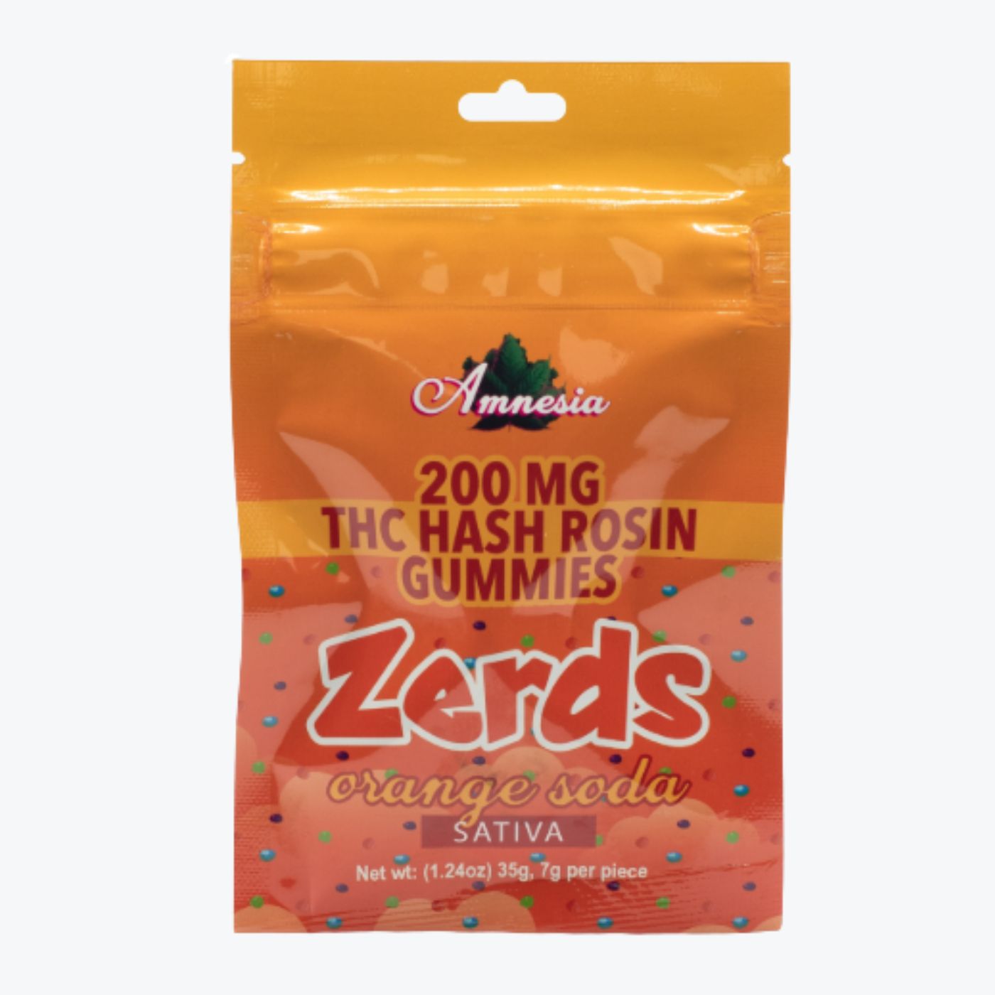 Photograph of product: Amnesia - Orange Soda Rosin Zerdz 200mg 1pk