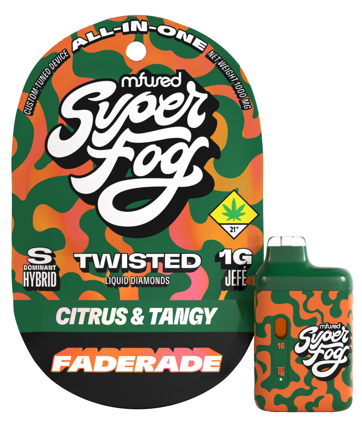 Photograph of product: Mfused VAPE Faderade Disposable 1g