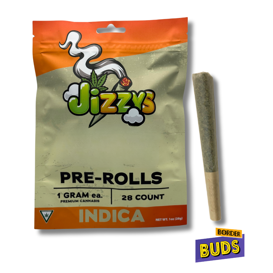 Photograph of product: Blackwater | Jizzys | 1g x 28 | Pre-Roll Pack