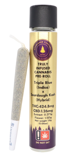 Photograph of product: ENTOURAGE | INFUSED PRE-ROLL | DUTCH TREAT x P. CHERRIES