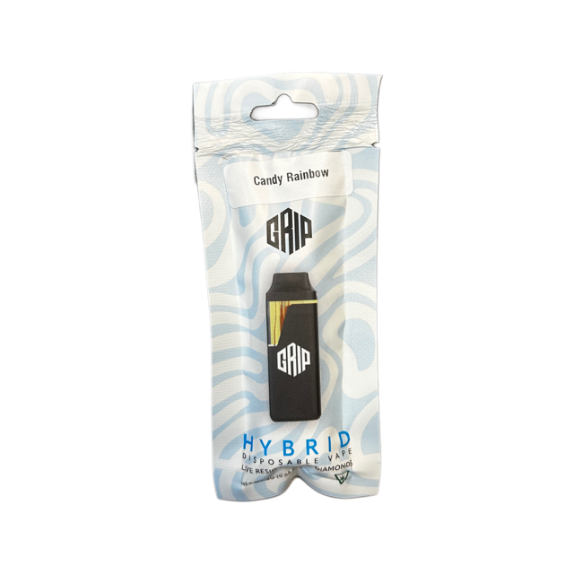 Photograph of product: Grip | Candy Rainbow | 2g | Live Resin x Liquid Diamonds Disposable