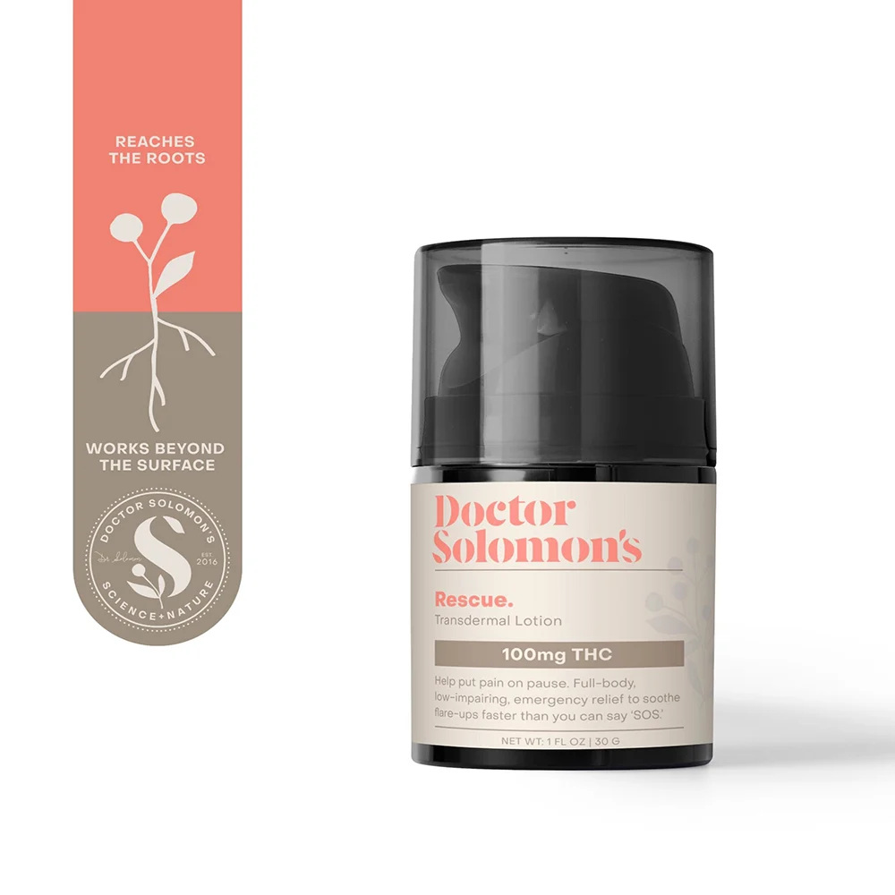 Photograph of product: Rescue | TH-oui Transdermal Lotion | 100mg