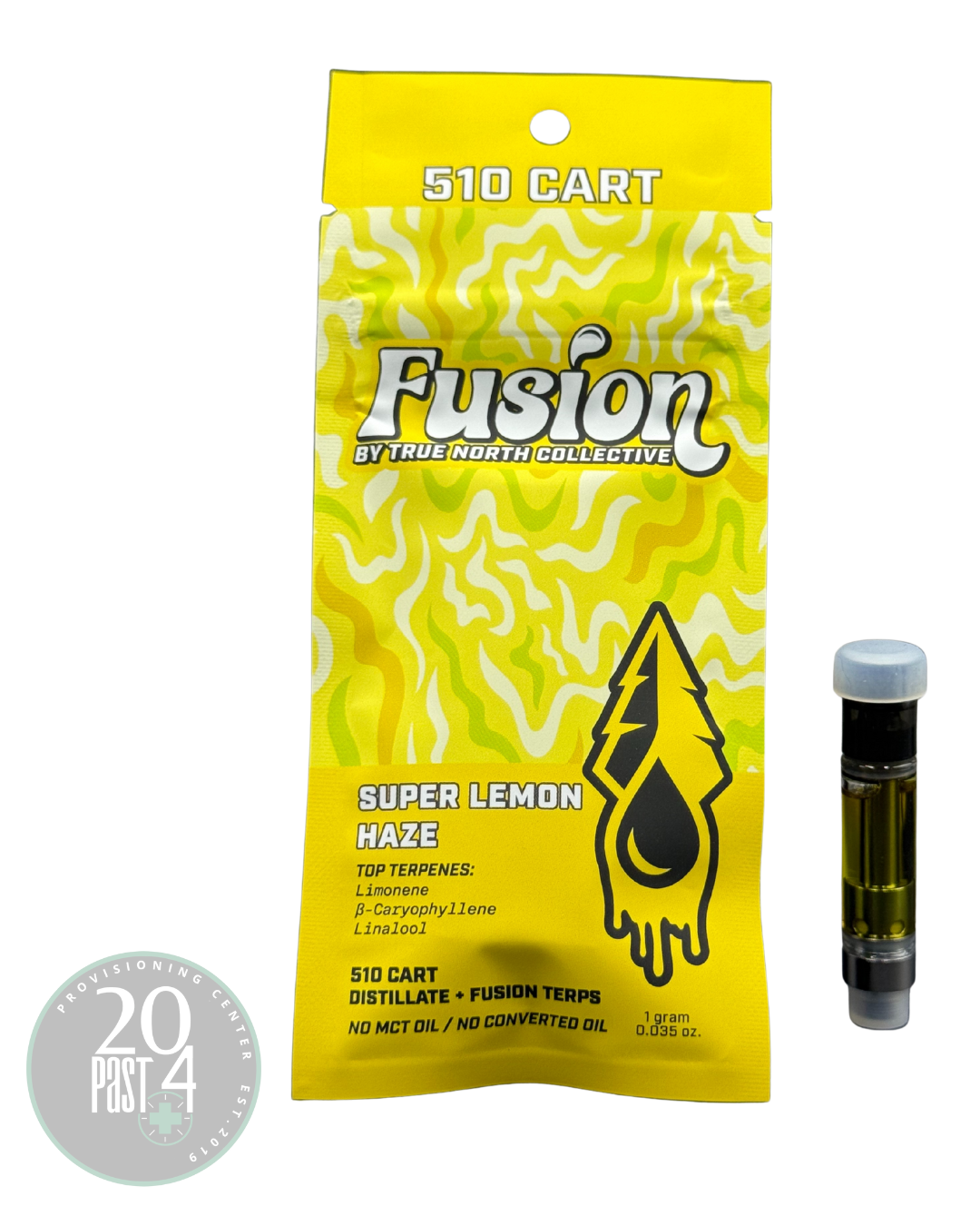 Photograph of product: True North Collective | Fusion | Super Lemon Haze | 510