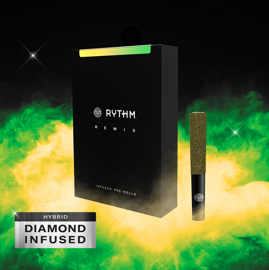 Photograph of product: Pre-Roll Infused Pineapple Express (Rythm) [5pk] | 2.5g