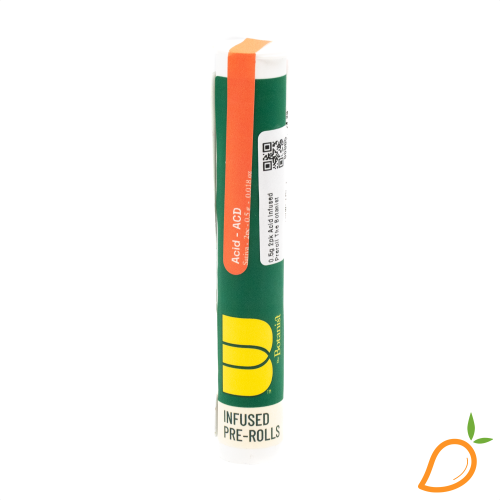 Photograph of product: 0.5g 2pk Acid Infused Preroll The Botanist