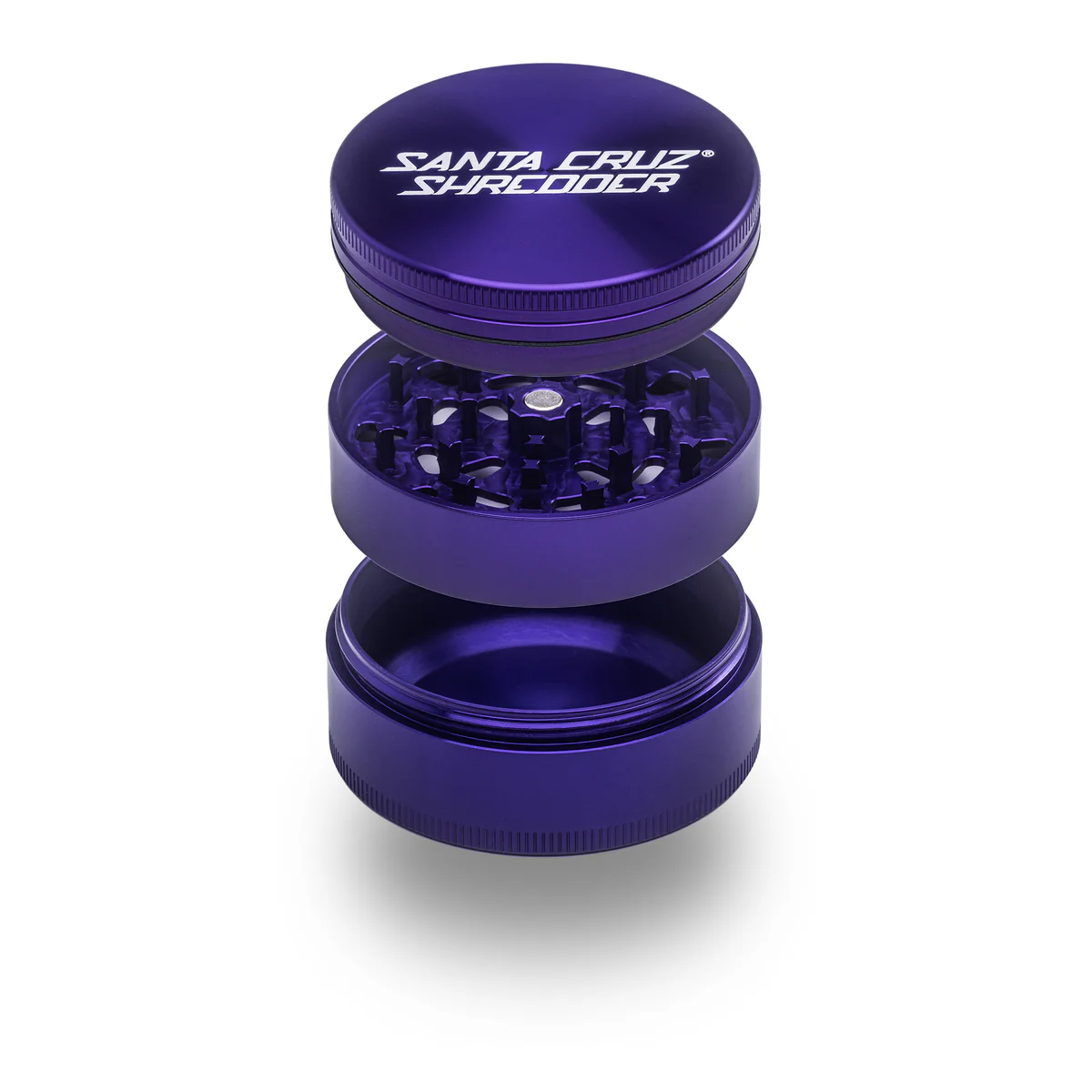Photograph of product: SCS Purple Shredder Large 3-Piece Grinder