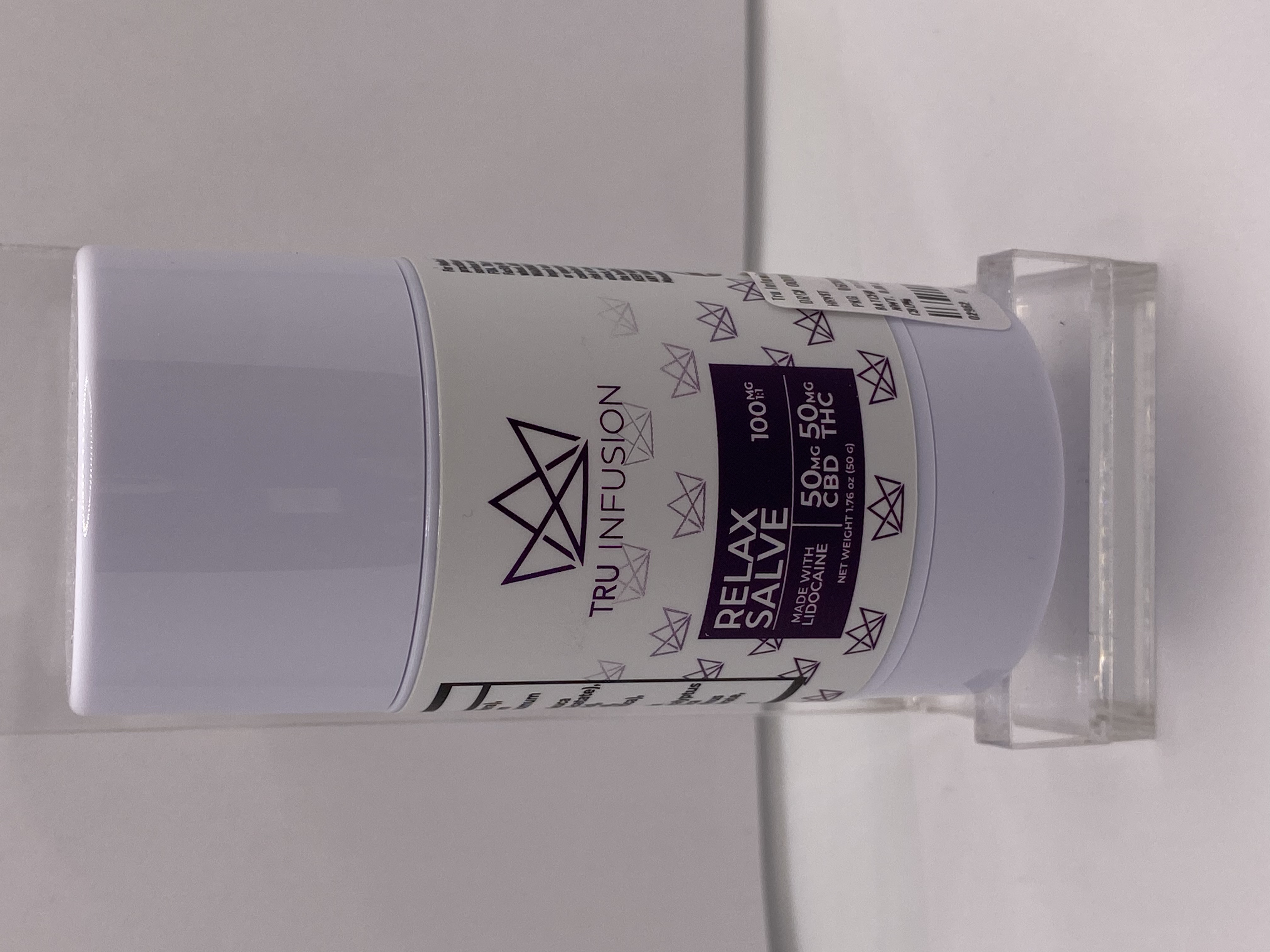 Photograph of Product: Tru Infusion Topical Salve Stick 1:1 100mg w/ Lidocaine