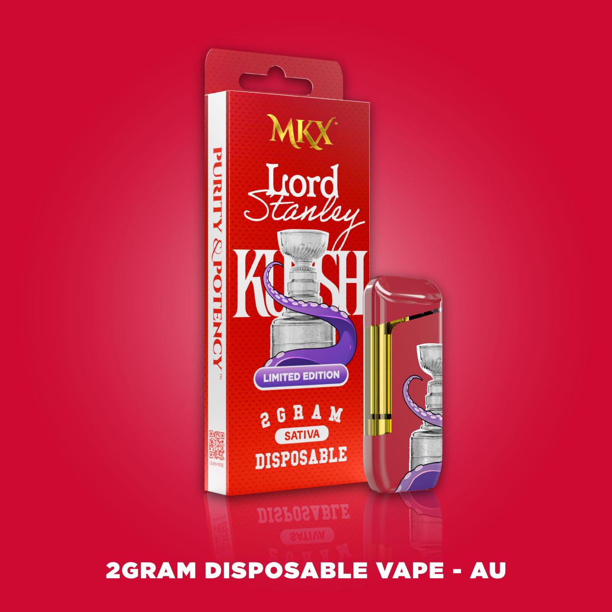 Photograph of product: MKX - *LIMITED EDITION* LORD STANLEY KUSH - DISPOSABLE VAPE - 2G
