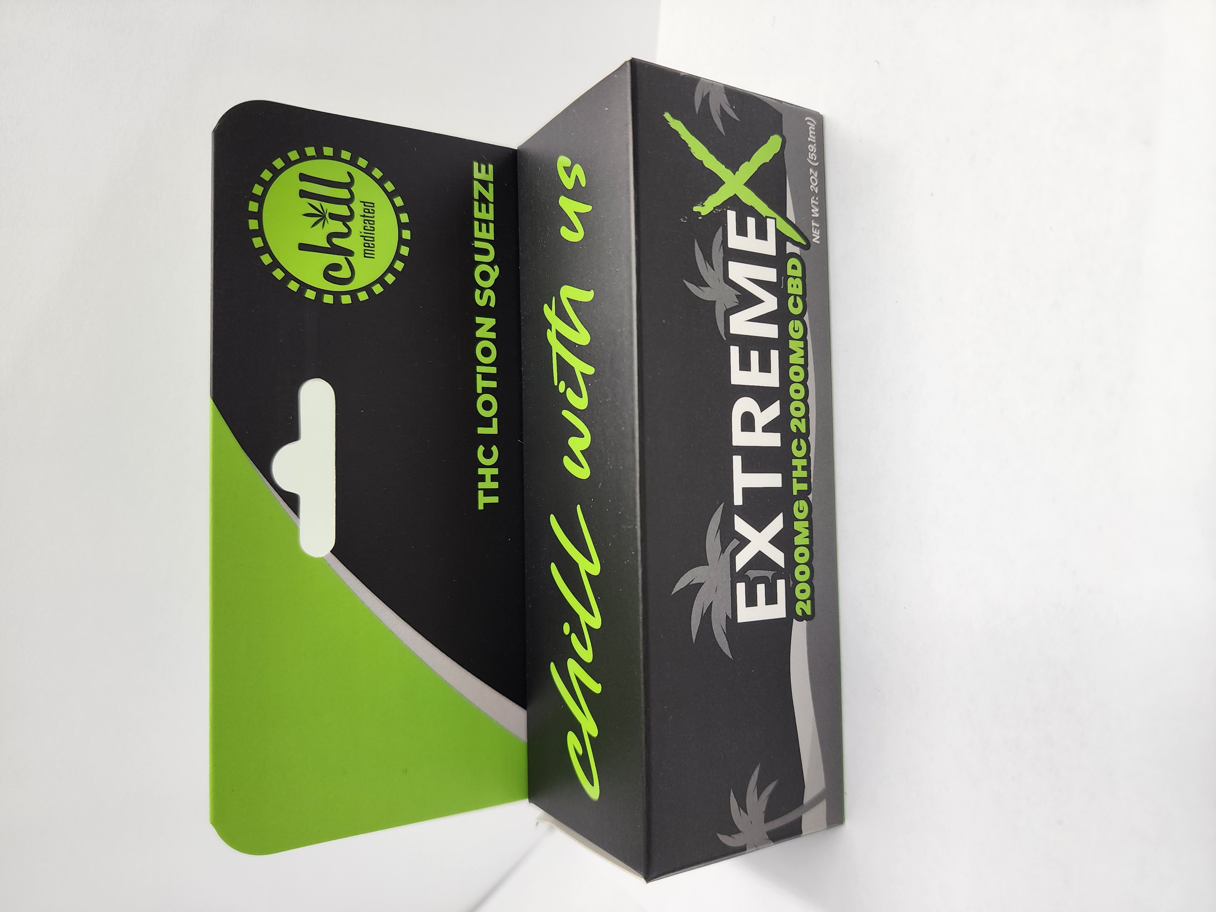 Photograph of product: Chill Medicated - Extreme X Lotion 2000mg TH-oui : 2000mg CBD