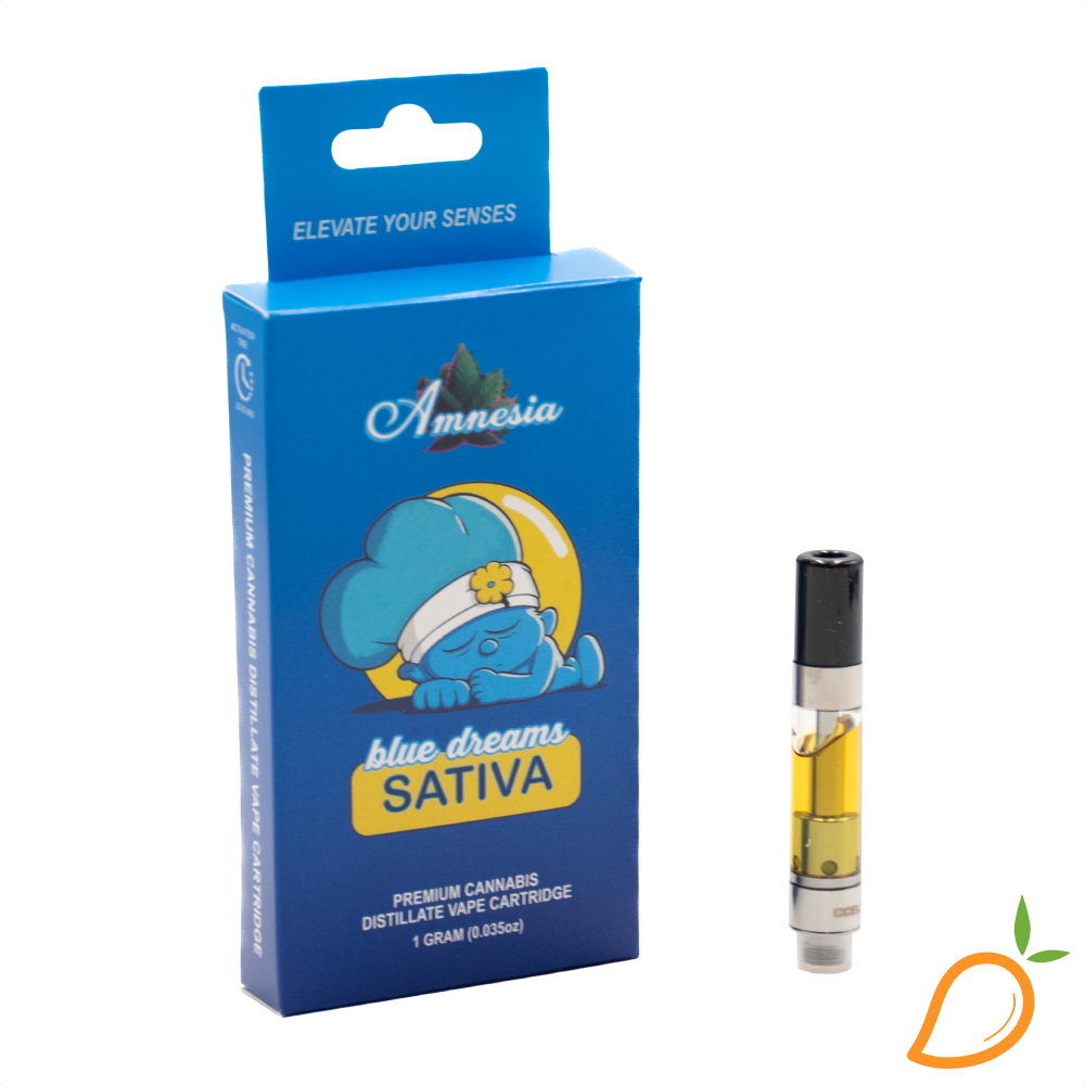 Photograph of product: 1g Blue Dream Vape Amnesia