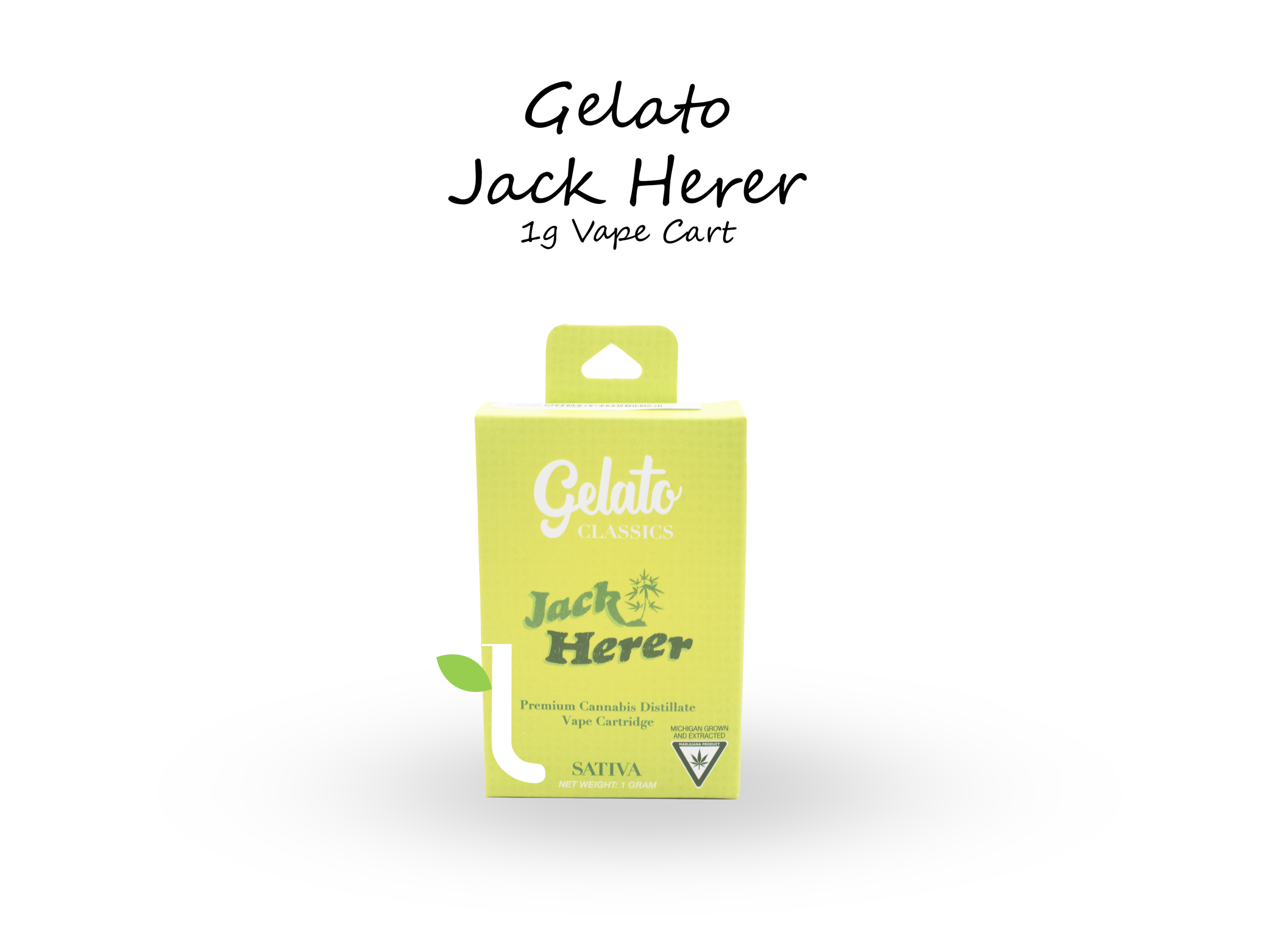 Photograph of product: Gelato | Jack Herer | 1g Vape Cart