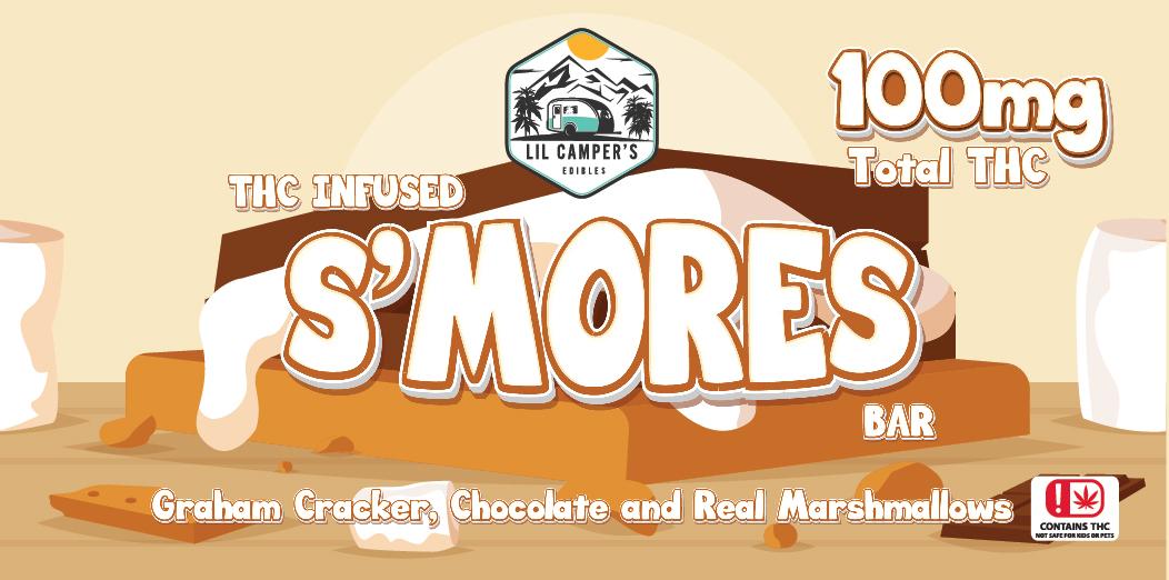 Photograph of product: S'mores Bar 100mg