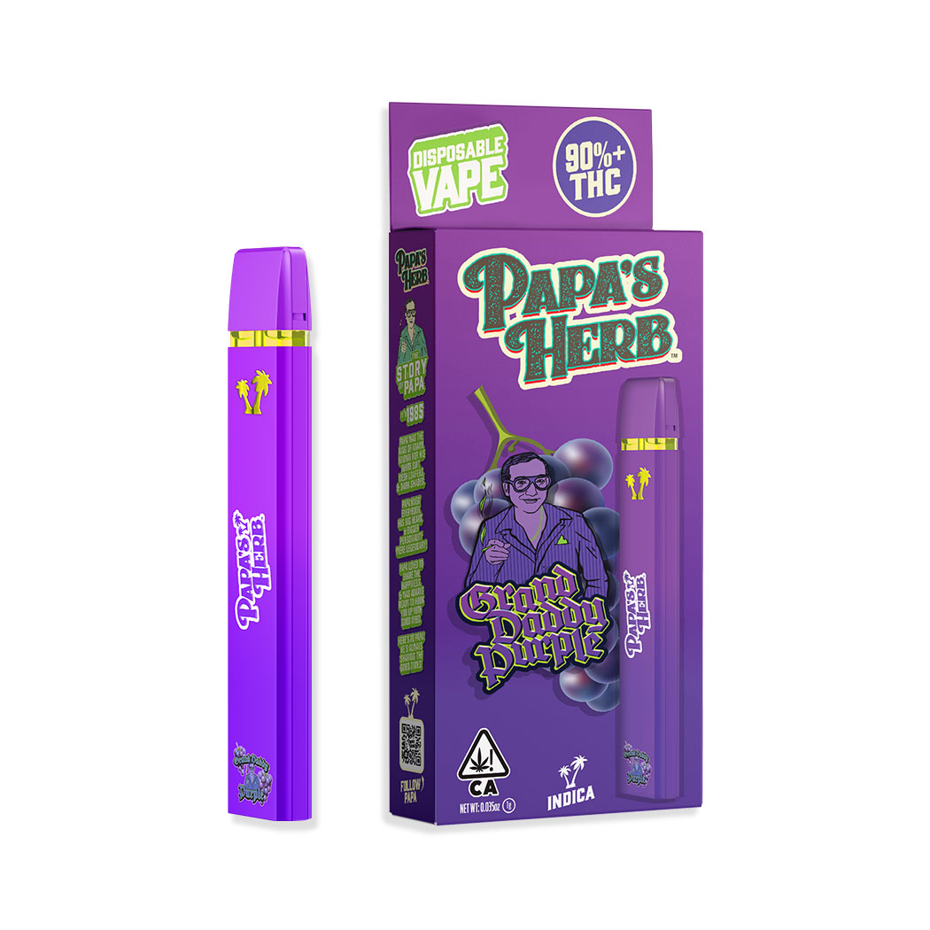 Photograph of product: Papa's Herb - 1g AIO - Grand Daddy Purple