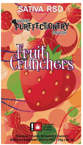Photograph of product: SDK Snacks | Fruit Crunchers | Strawberry | 100mg