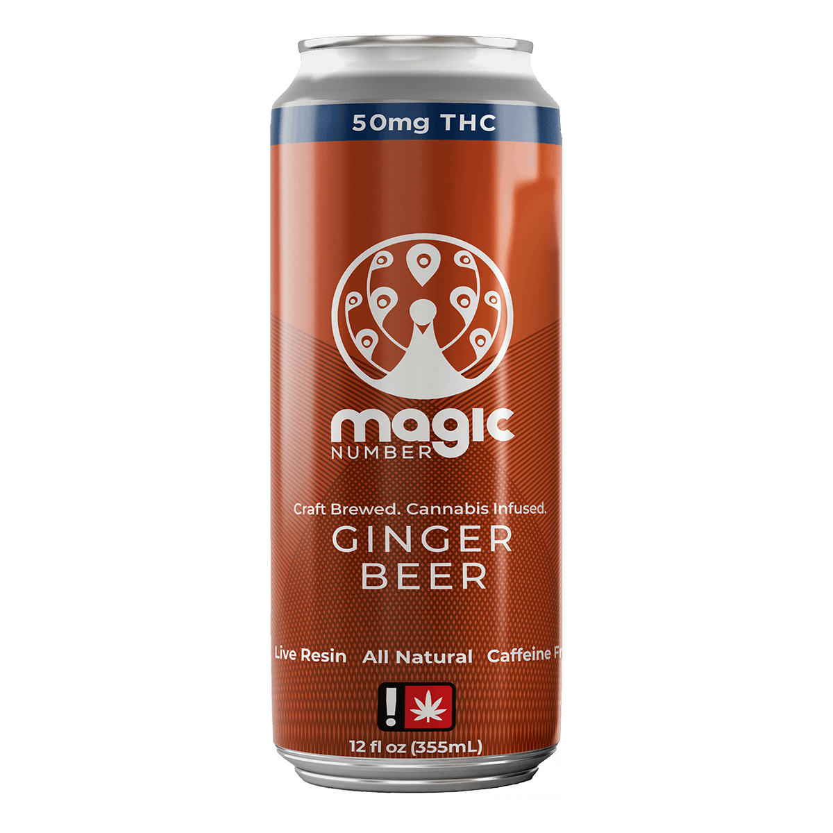 Photograph of product: Magic Number Ginger Beer - 100MG TH-oui