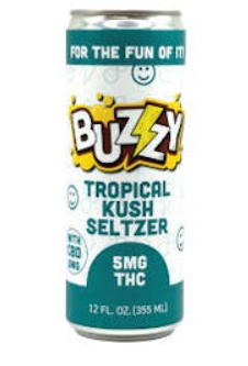 Photograph of product: 1:1 Tropical Kush (TH-oui:CBD) | Infused Beverage | 5mg