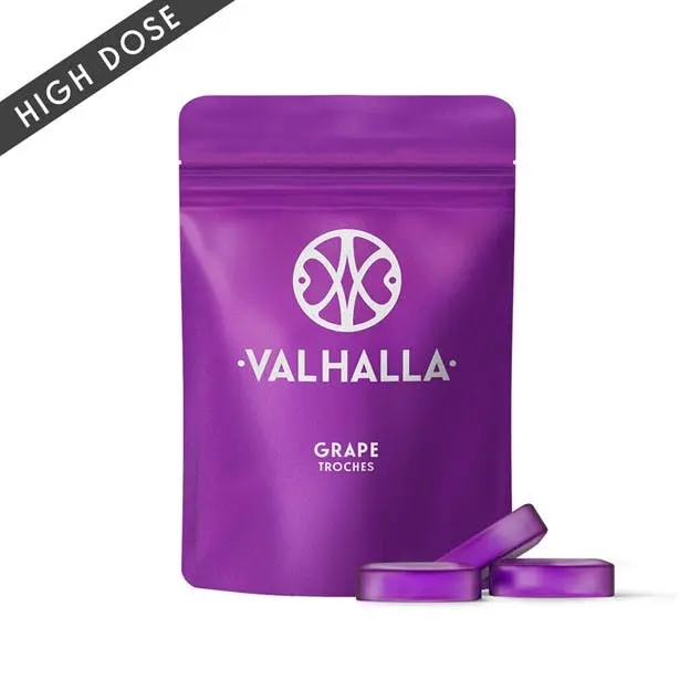 Photograph of product: Grape Troches 100mg/10pk (1000 mg)
