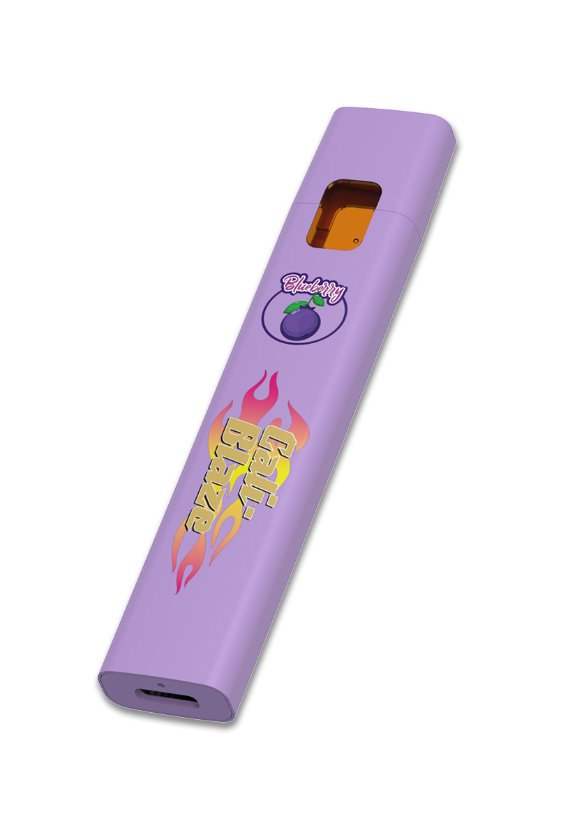Photograph of product: CALI-BLAZE | Disposable Vape | Live Resin | Blue Muffin | 1g