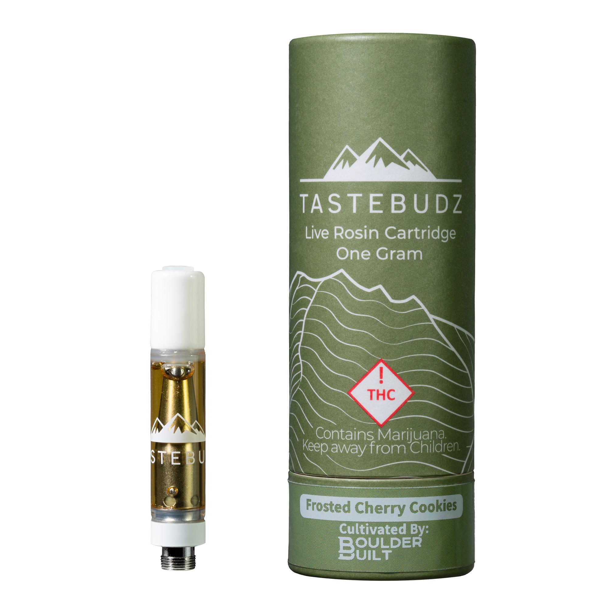 Photograph of product: Tastebudz Carts - (H) Live Rosin Cartridge