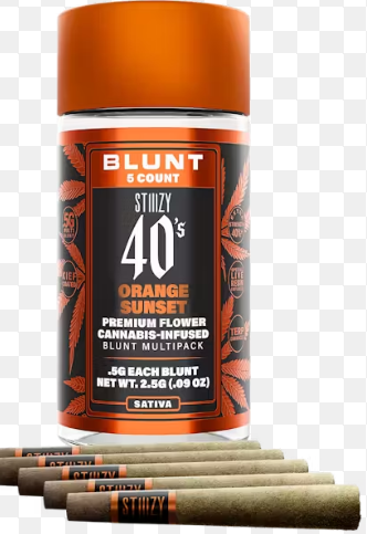 Photograph of product: Orange Sunset Infused Mini Blunt - Preroll-2.5g