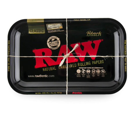 Photograph of product: RAW | Raw Medium Rolling Tray Black