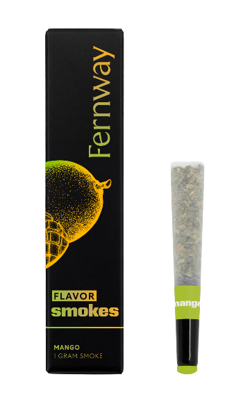 Photograph of product: Fernway | Pre-Roll | Flavor Smokes | Mango | 1g-Hybrid