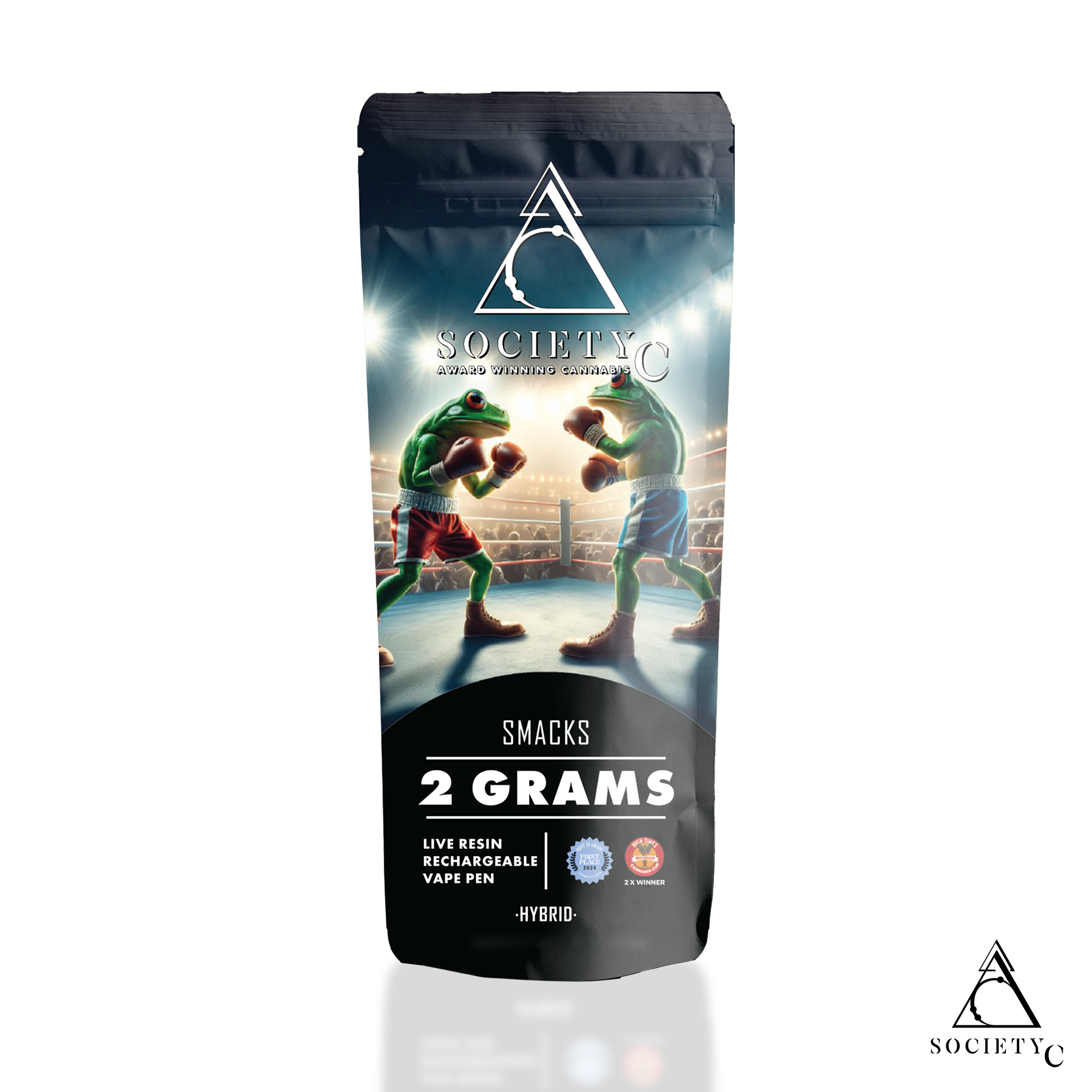 Photograph of product: Smacks Live Resin Disposable Cartridge | Society C | 2g (2/$60)