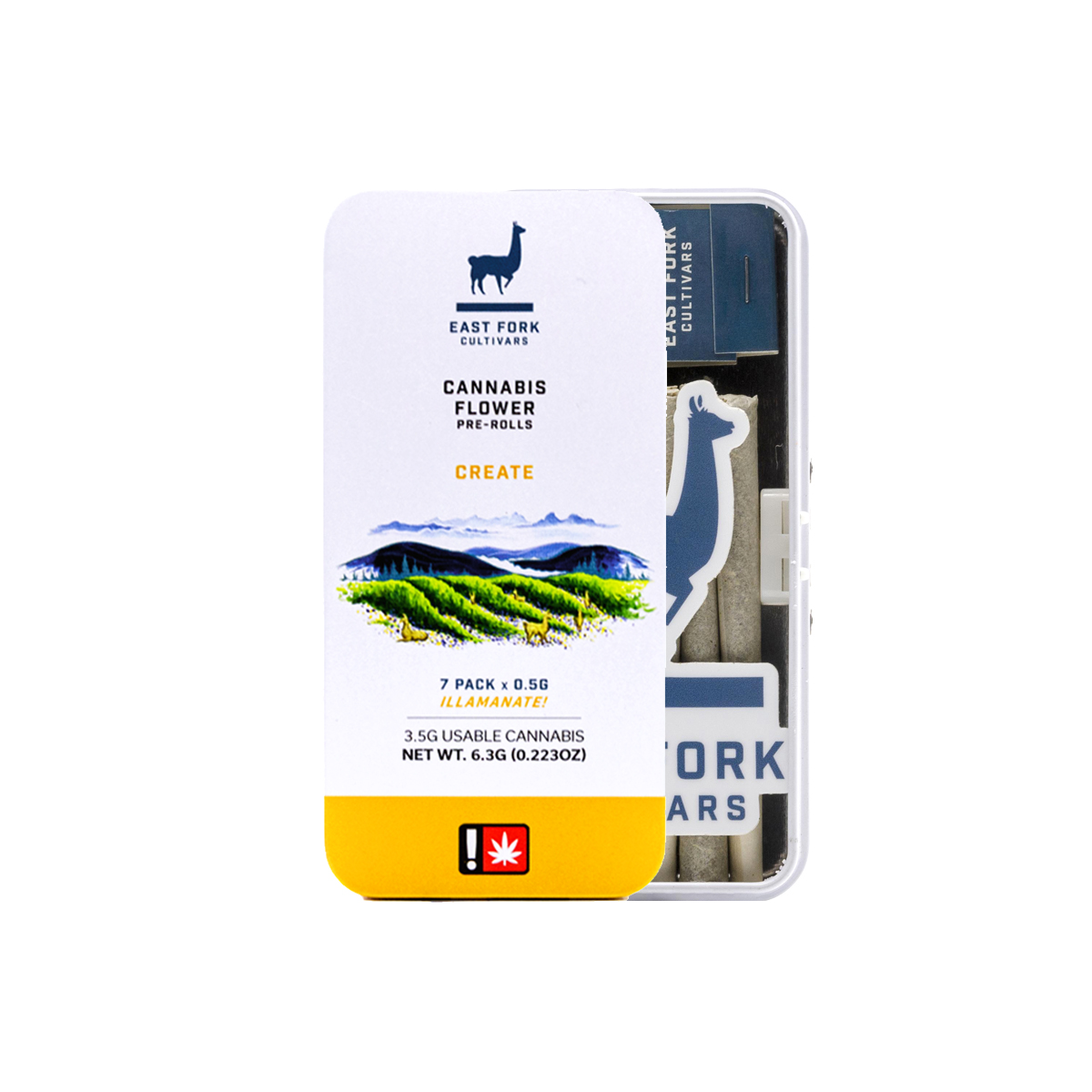 Photograph of product: East Fork Cultivars | CREATE: BLUEBERRY BALANCE Preroll Pack