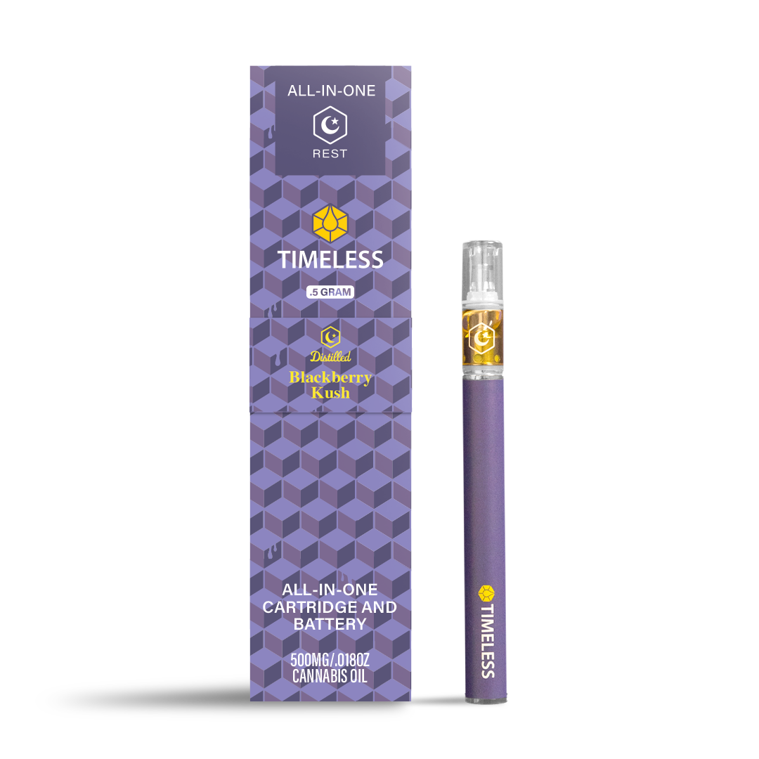 Photograph of product: Blackberry Kush All-in-One Vape