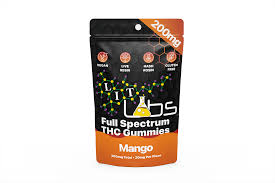 Photograph of product: Lit Labs - Mango - Full Spectrum - Gummies - 200MG