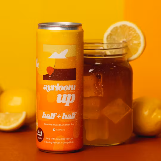 Photograph of product: Ayrloom UP - Half n Half Oui'd Infused Beverage 10mg ( Single )