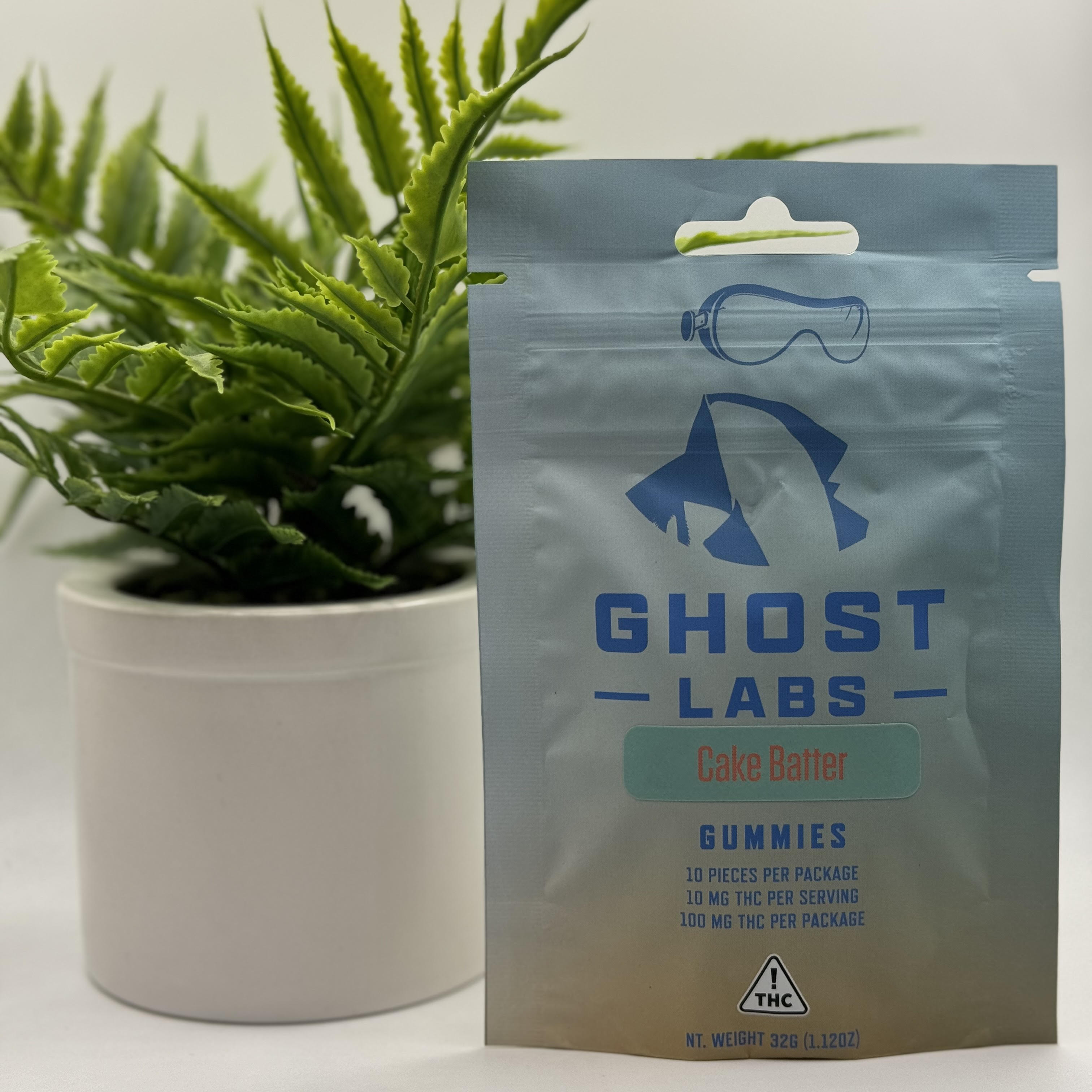 Photograph of product: MS Ghost Labs LLC | 100mg | Cake Batter Gummies