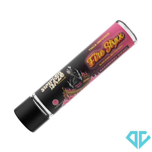 Photograph of product: Fire Styxx Razzberry Diesel Infused Pre-Roll 1g