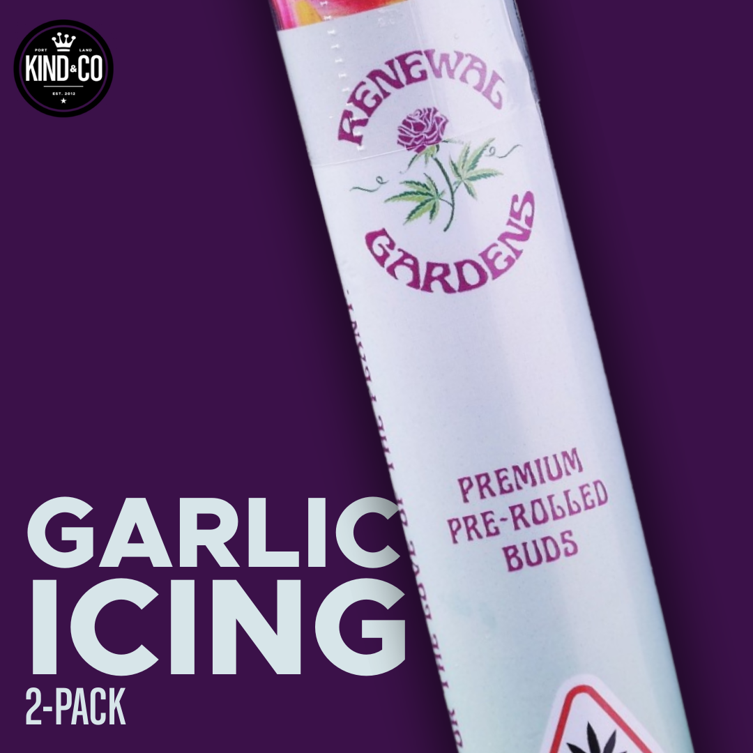 Photograph of product: Renewal Gardens // 2x Garlic Icing  Preroll